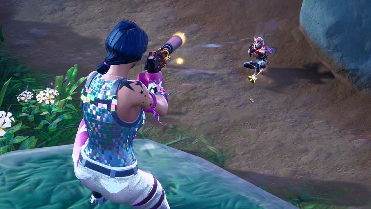Fortnite: Deal damage to enemy players from at least 1 story above them