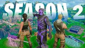 Fortnite characters on the OG map