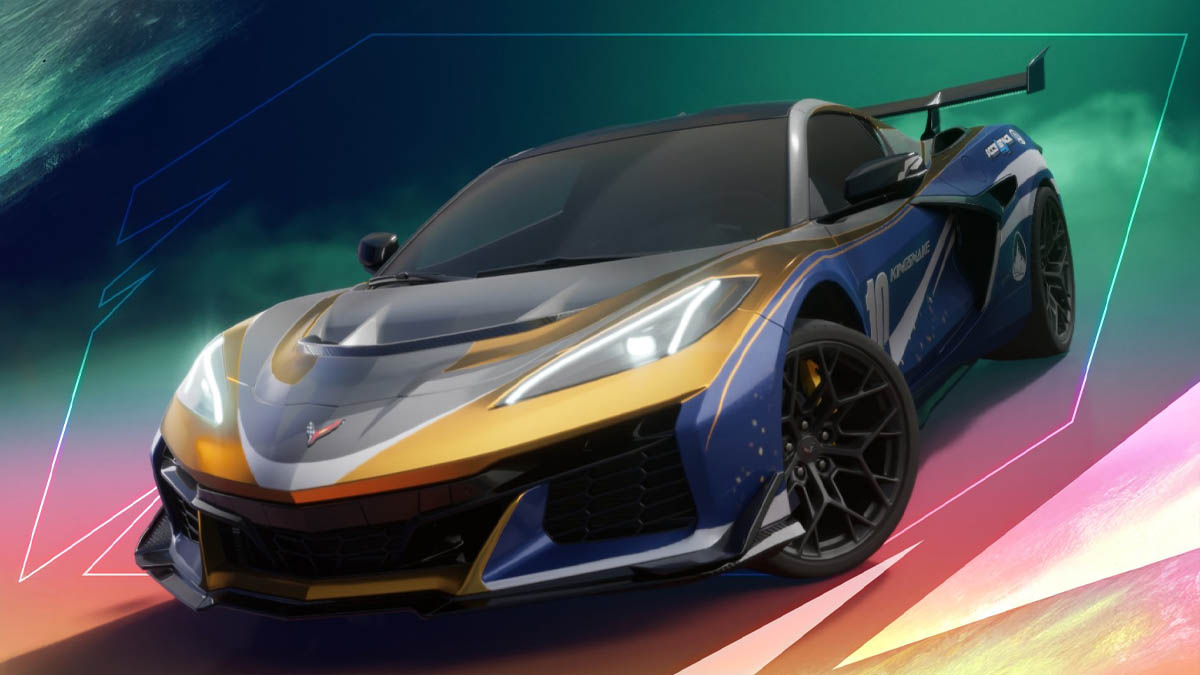 Free Chevrolet Corvette car in Fortnite