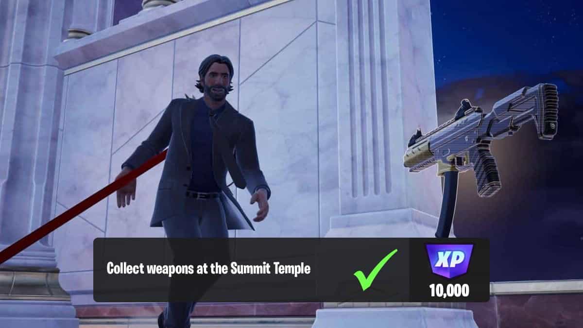 Where is Summit Temple in Fortnite? Collect weapons at Summit Temple explained