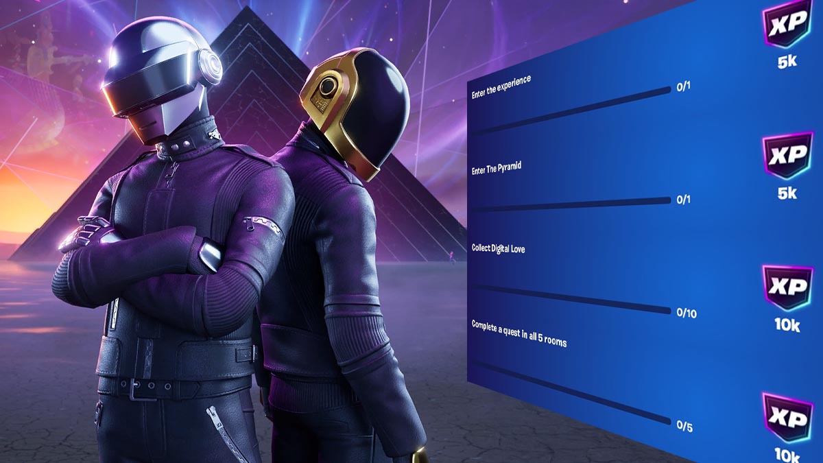 Fortnite x Daft Punk event quests
