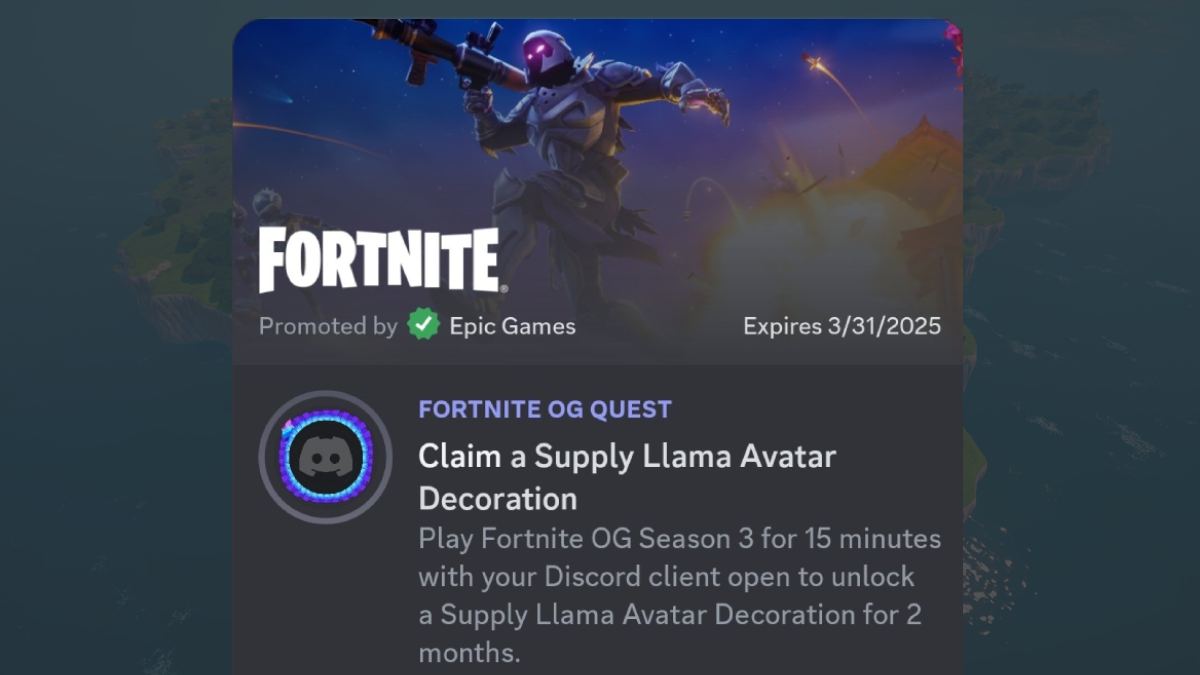 Fortnite How to unlock new Discord Supply Llama Avatar