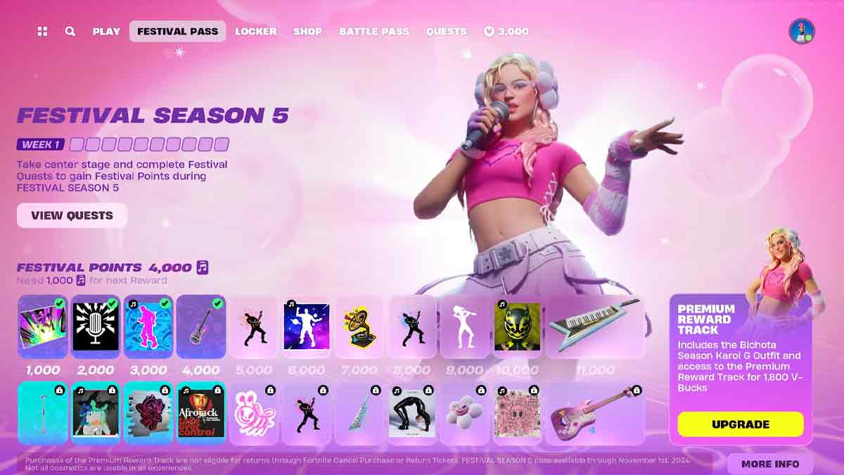 Who is next Fortnite Festival artist? Epic confirms Karol G for Season 5