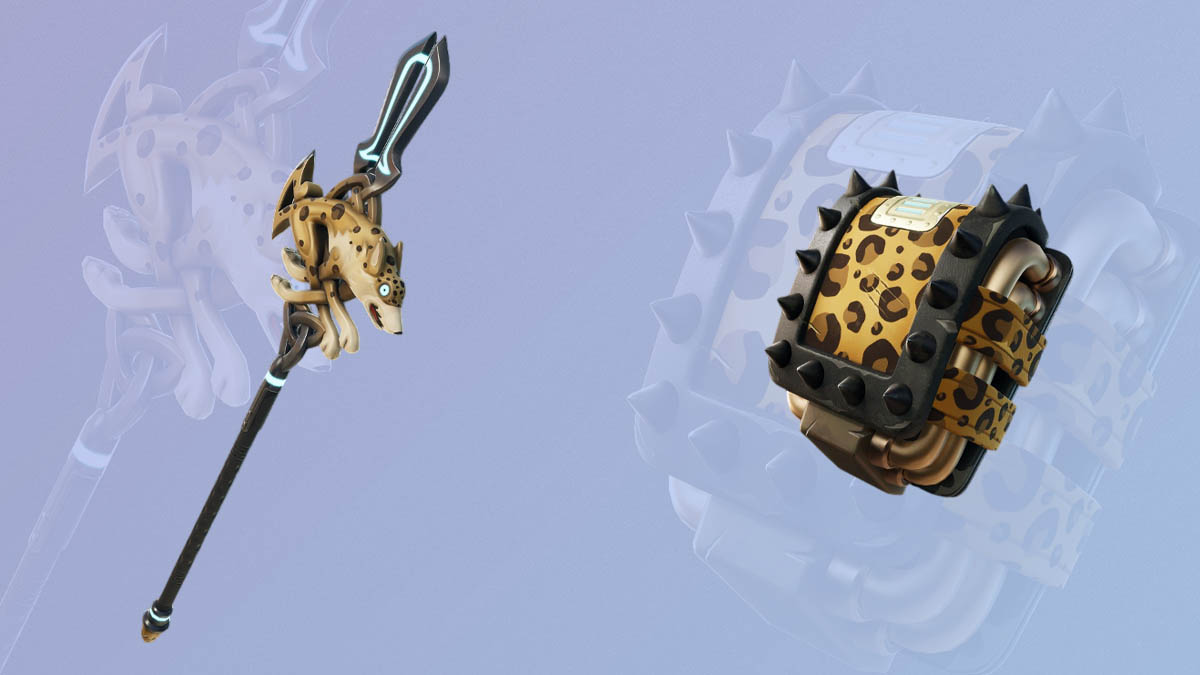 Woven Fang Pickaxe & Leopard's Hoard Backbling in Fortnite