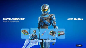 Free Spartan skin in Fortnite