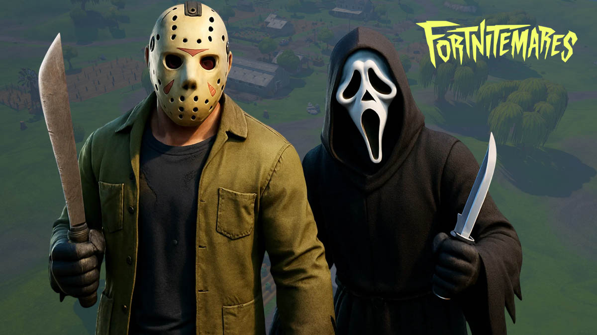 Jason Voorhees and Ghostface in Fortnite
