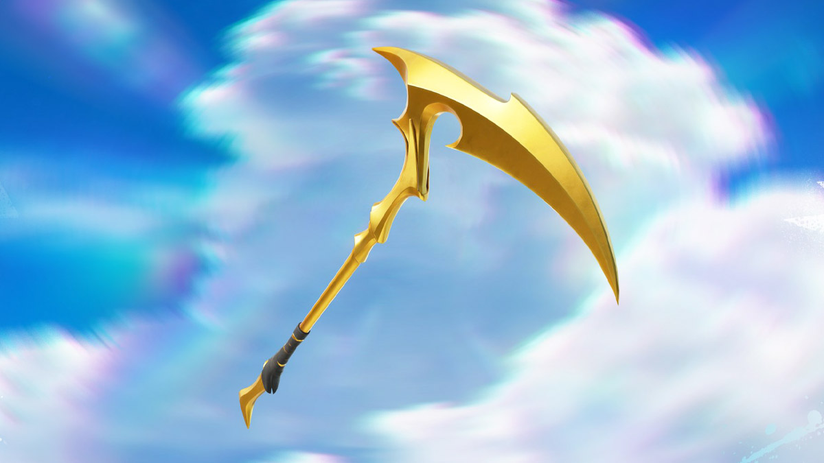 Golden Scythe Pickaxe in Fortnite