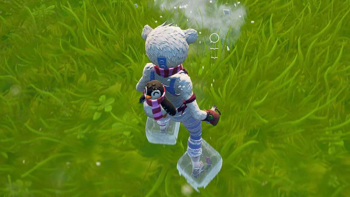 Icy feet in Fortnite
