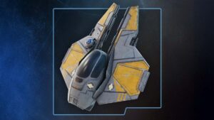 Anakin's Model Jedi Interceptor Fortnite back bling