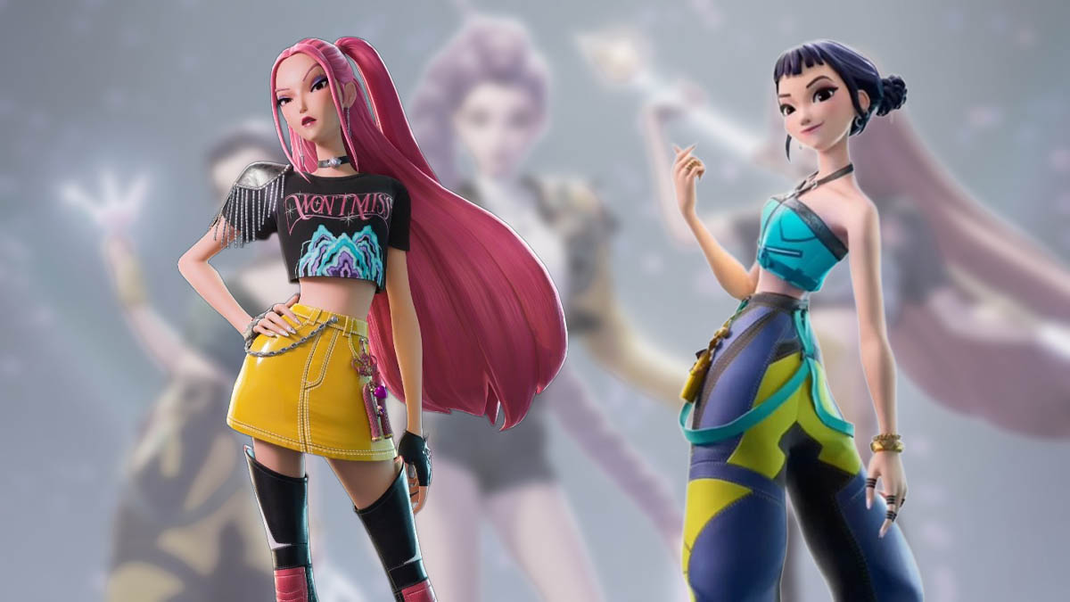 KPop Demon Hunters skins in Fortnite