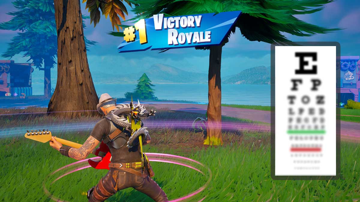 Legally blind player gets Fortnite victory in spectacular fashion