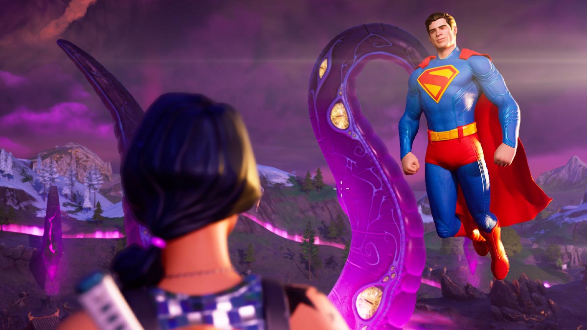 Fortnite live event with Superman