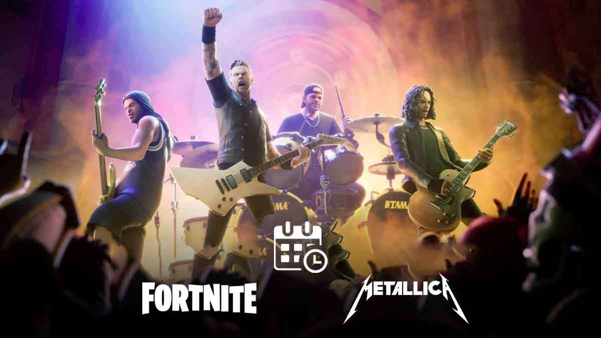 Fortnite x Metallica concert start time and where to watch