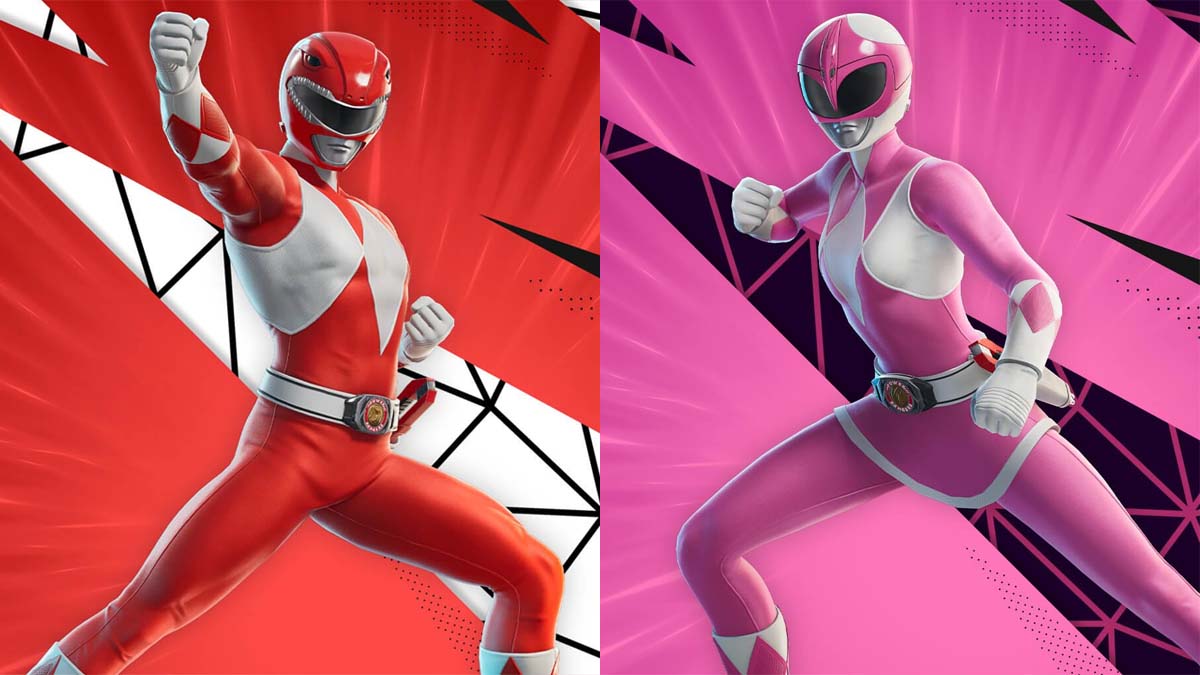 Power Rangers skins in Fortnite