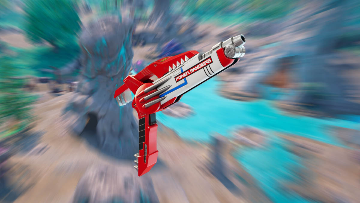 Power Rangers blaster in Fortnite