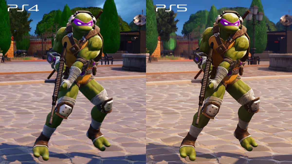 Fortnite: PlayStation 4 vs. PlayStation 5 - Main differences