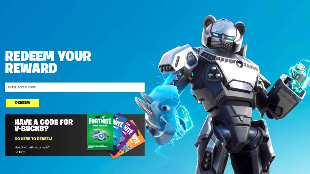 Learn how to redeem your reward in Fortnite.