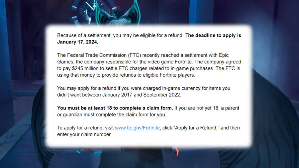Fortnite refund email: Is it real or scam?