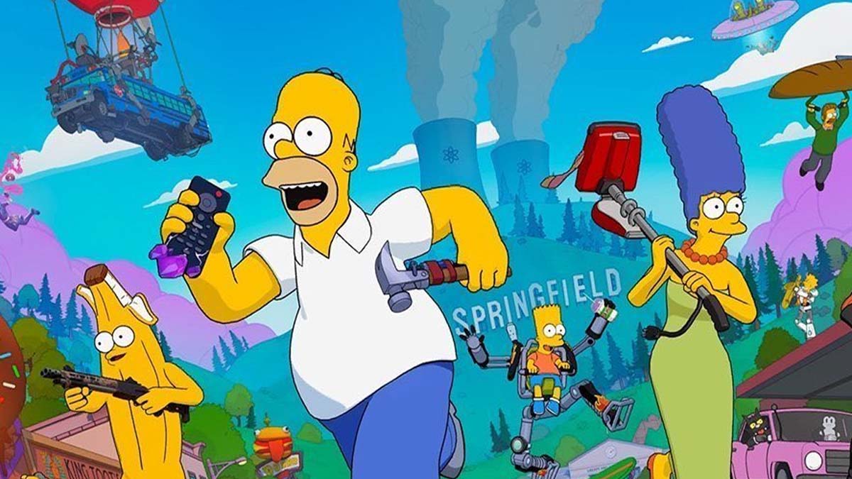 Fortnite x Simpsons leak