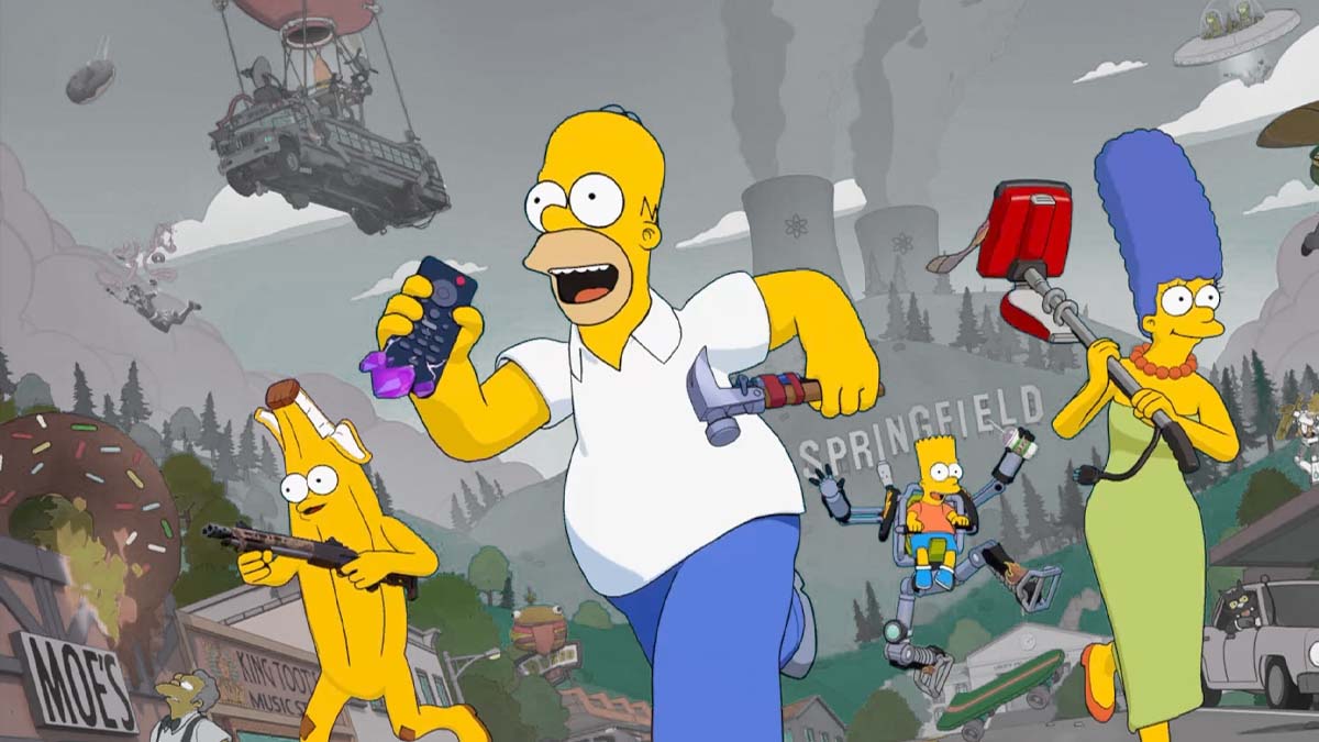 The Simpsons in Fortnite