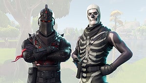 Fortnite skins Black Knight and Skull Trooper