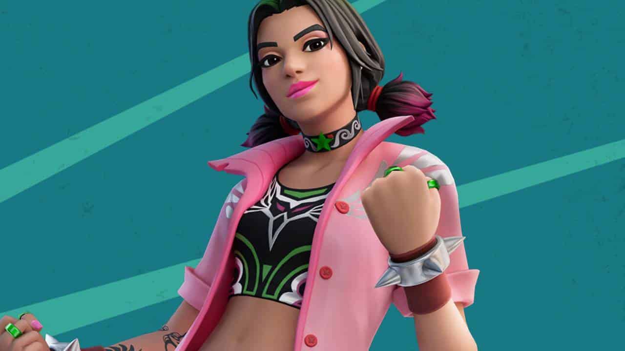 Fortnite Chapter 4 Season 3 battle pass and skins: Mariposa outfit.