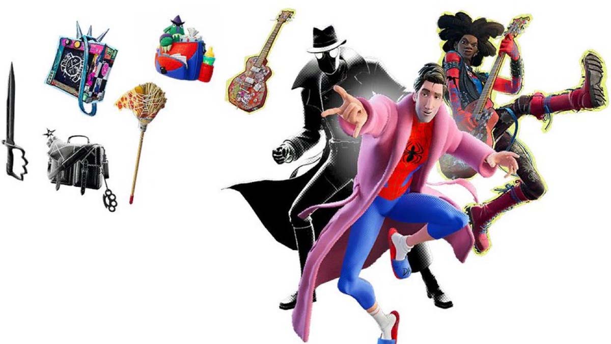 Fortnite x Spider-Man skins