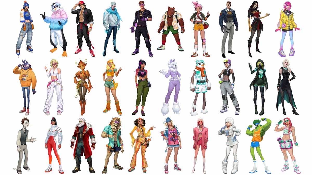 Fortnite survey skins from April 2025