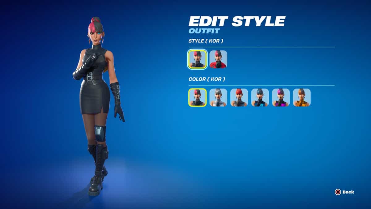 Fortnite edit style outfit designed to incite fear in opponents with just a few words.