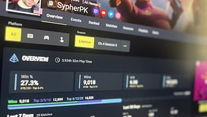 A screen shot of the syperpk website featuring Fortnite Tracker.