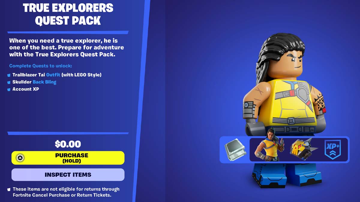 True Explorers Pack in Fortnite