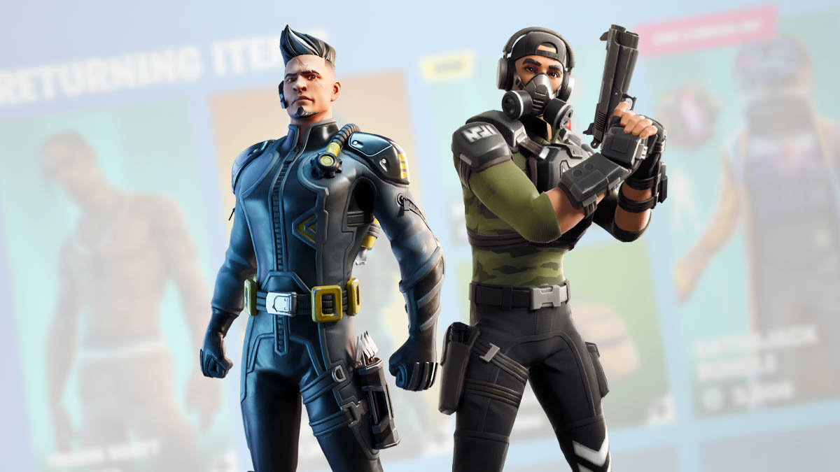 Trench Raider and Bravo Leader skins in Fortnite