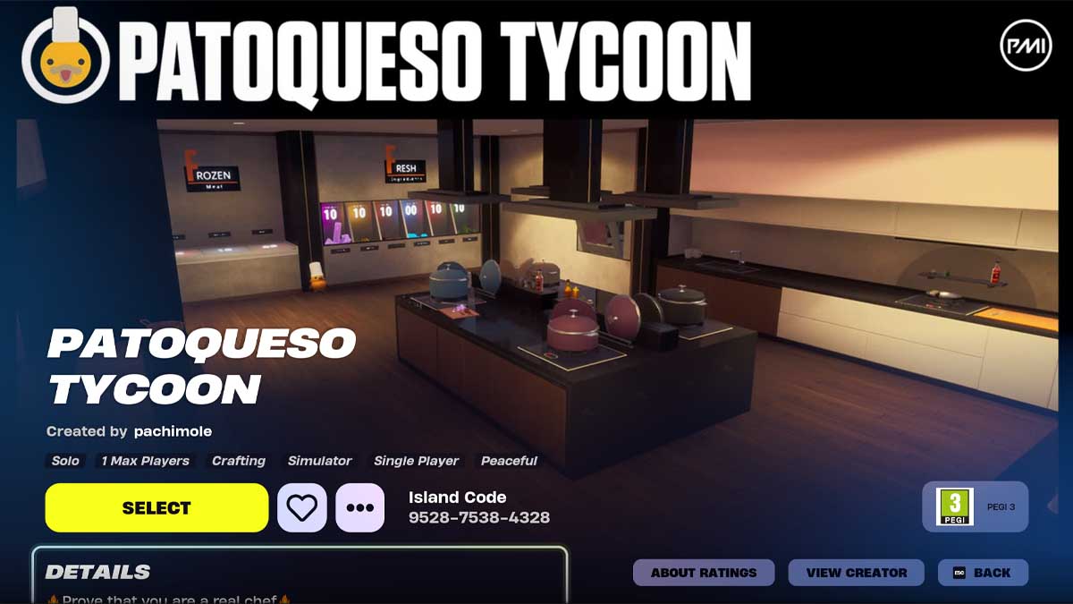PatoQueso Tycoon in Fortnite