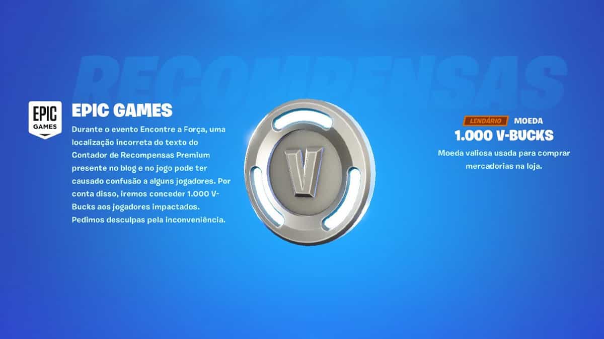 Epic Games sent 1,000 free V-Bucks to these players, check if you're  eligible - VideoGamer