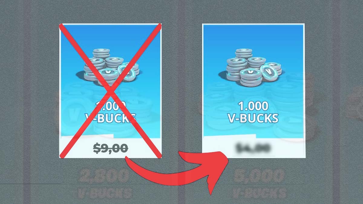 Fortnite V-Bucks are cheaper for a limited time