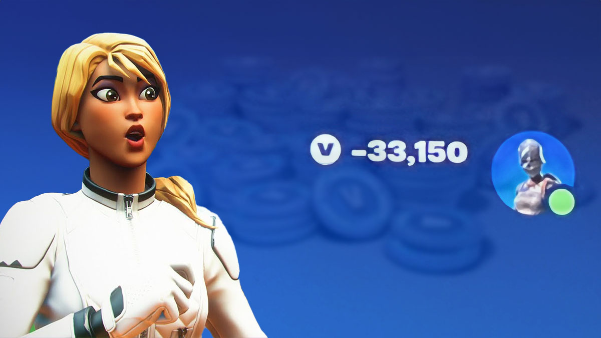 This Fortnite player has gone into massive V-Bucks debt