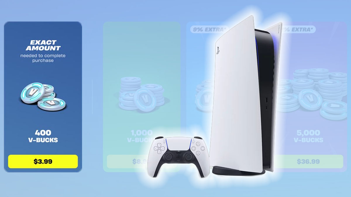 Fortnite V-Bucks on PlayStation 5