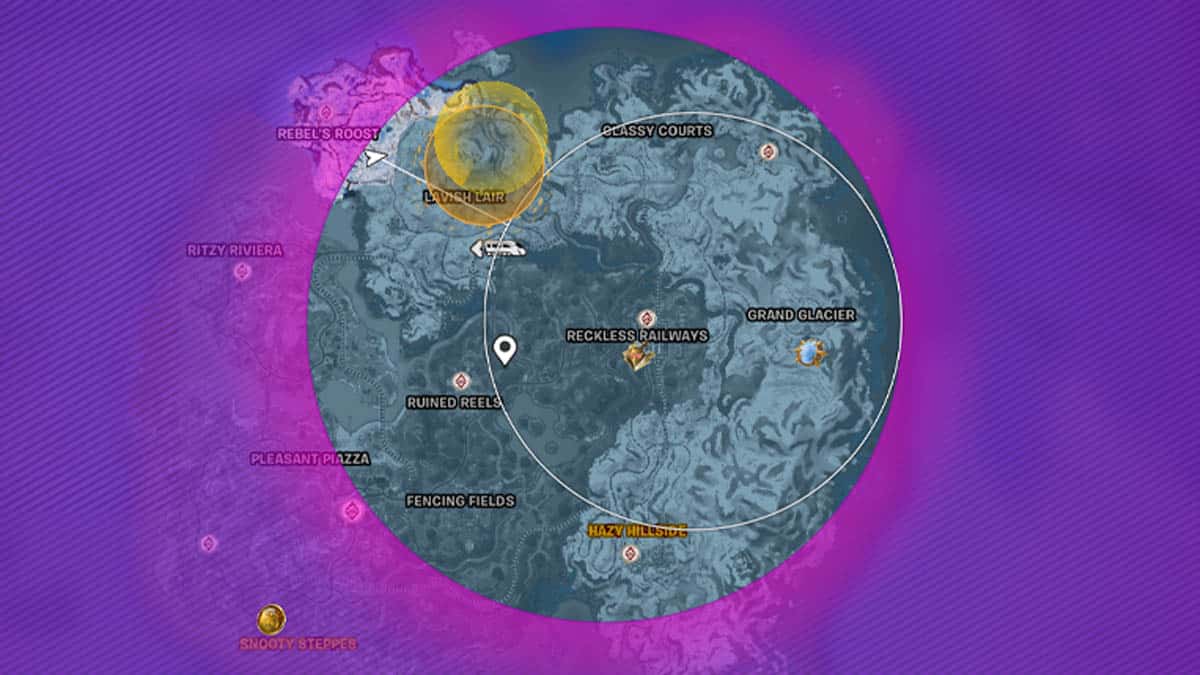 Fortnite yellow circle and bounty