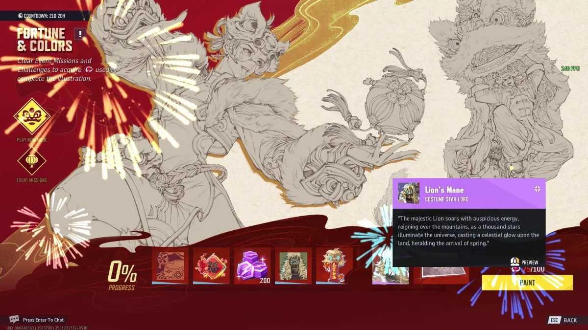 Fortune and Colors pass in Marvel Rivals