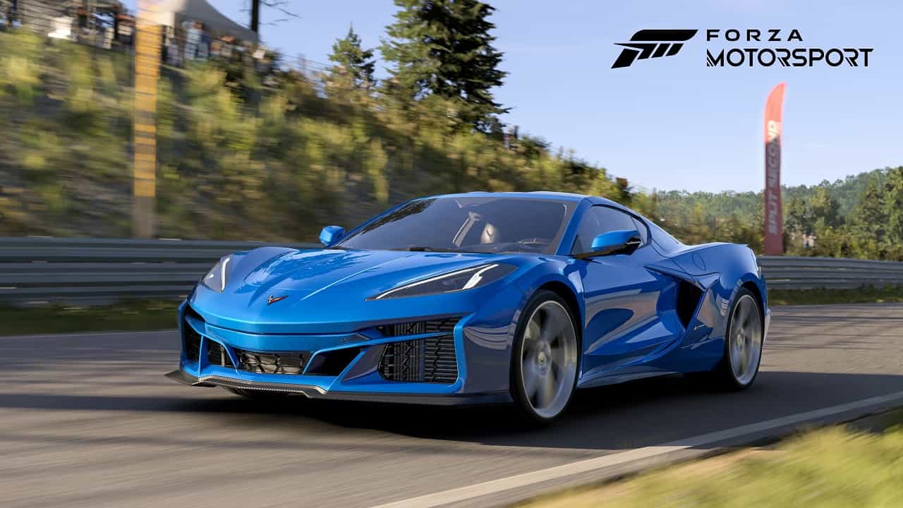 Forza Motorsport VIP membership: An image of a car in the game.