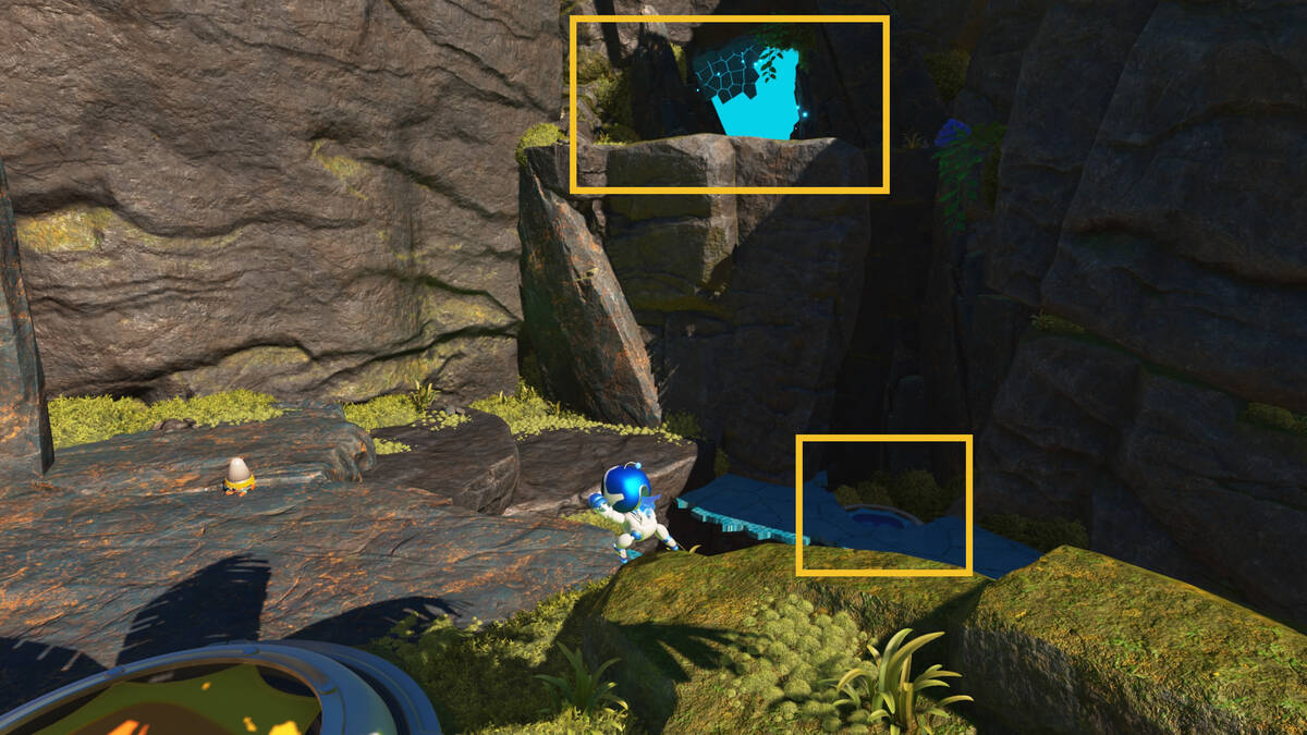 Astro Bot Slo-Mo Casino: Astro exploring the Free Big Brother level.