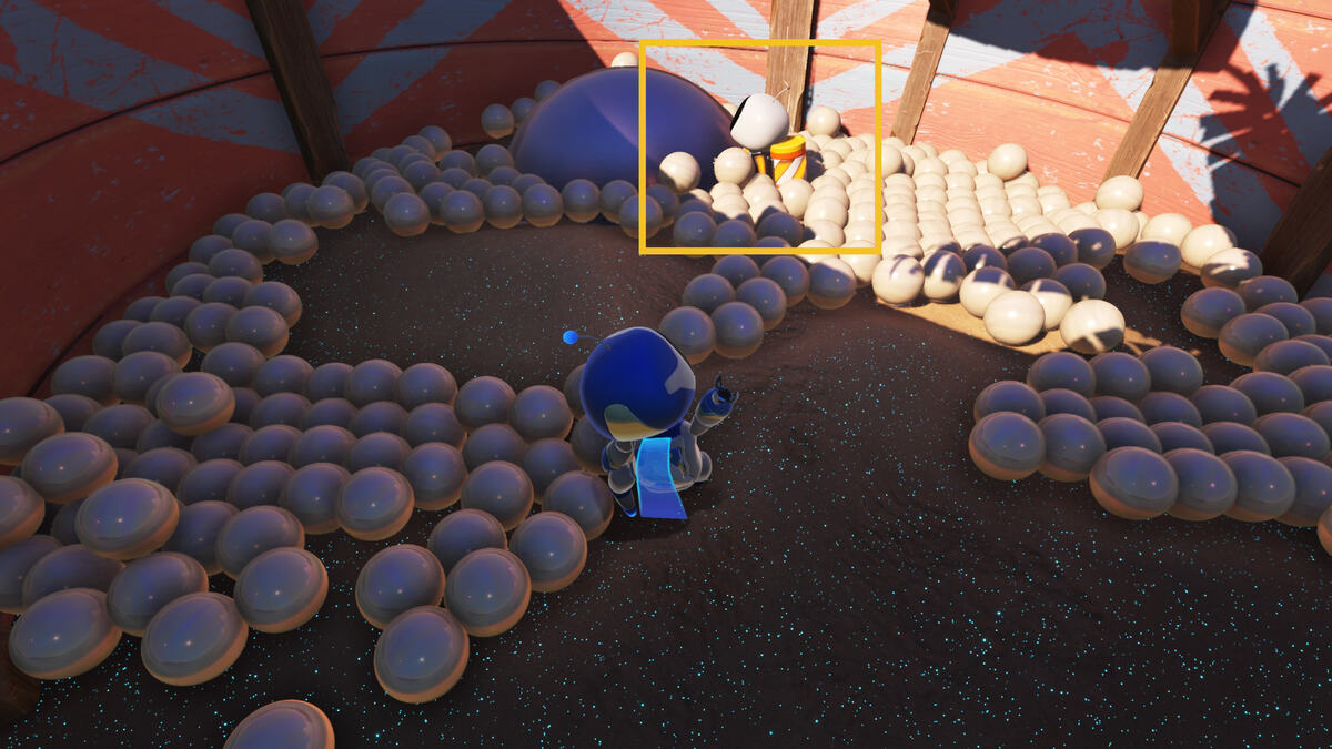 Astro Bot Slo-Mo Casino: Astro exploring the Free Big Brother level.