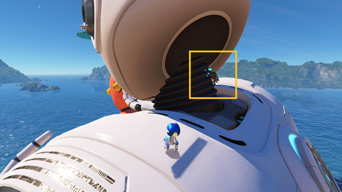 Astro Bot Slo-Mo Casino: Astro exploring the Free Big Brother level.
