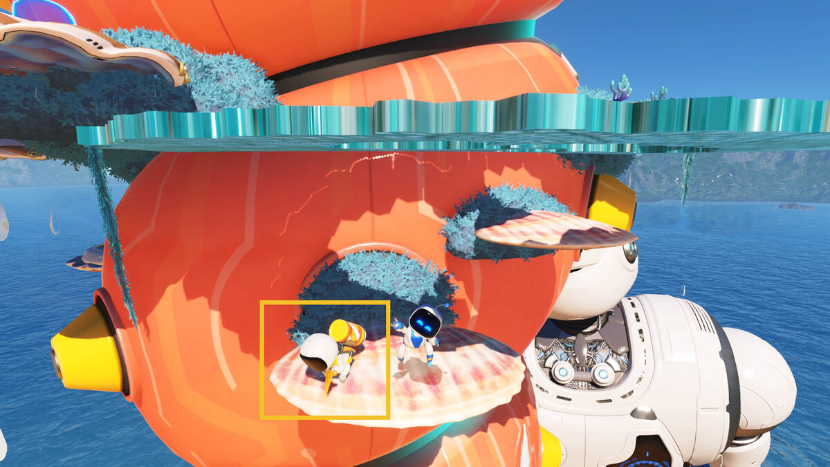Astro Bot Slo-Mo Casino: Astro exploring the Free Big Brother level.