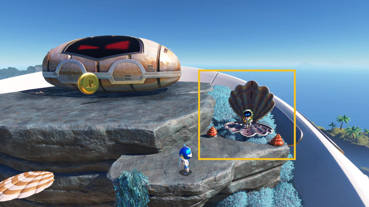 Astro Bot Slo-Mo Casino: Astro exploring the Free Big Brother level.