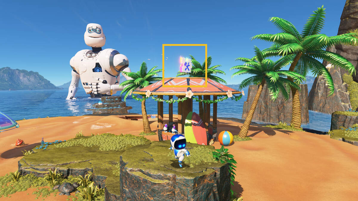 Astro Bot Slo-Mo Casino: Astro exploring the Free Big Brother level.