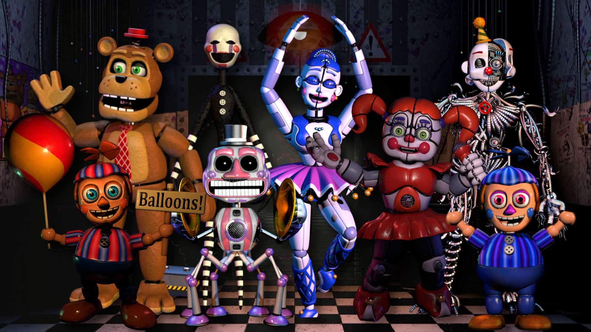 All Five Nights At Freddy's (FNAF): Security Breach Characters in 2022 -  