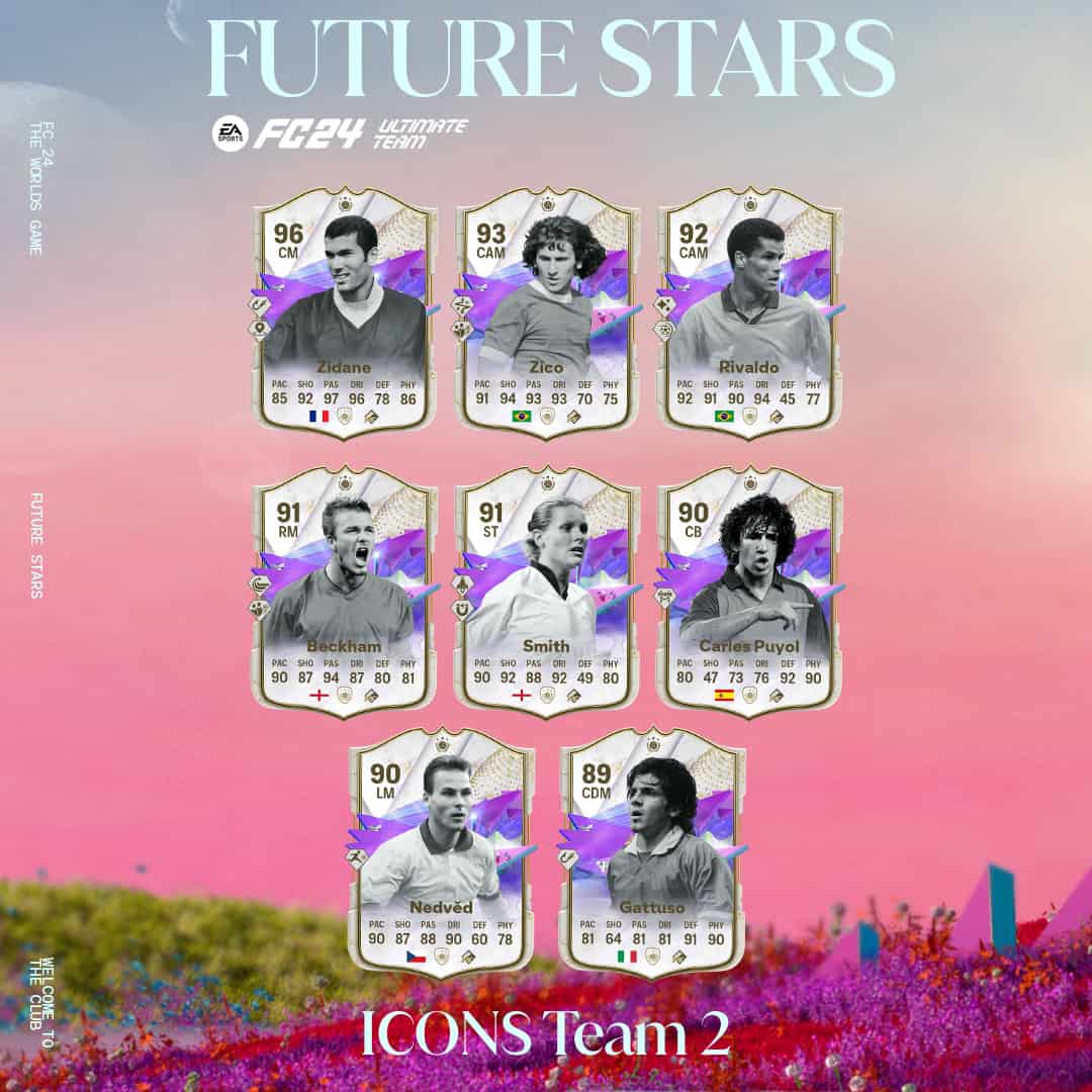 future stars icons team 2 fc 24