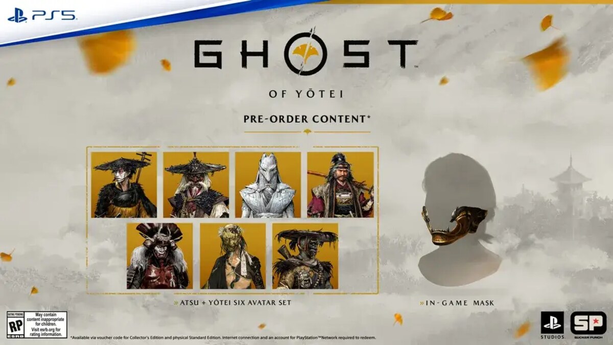 Ghost of Yotei pre-order bonus editions: pre-order bonus.