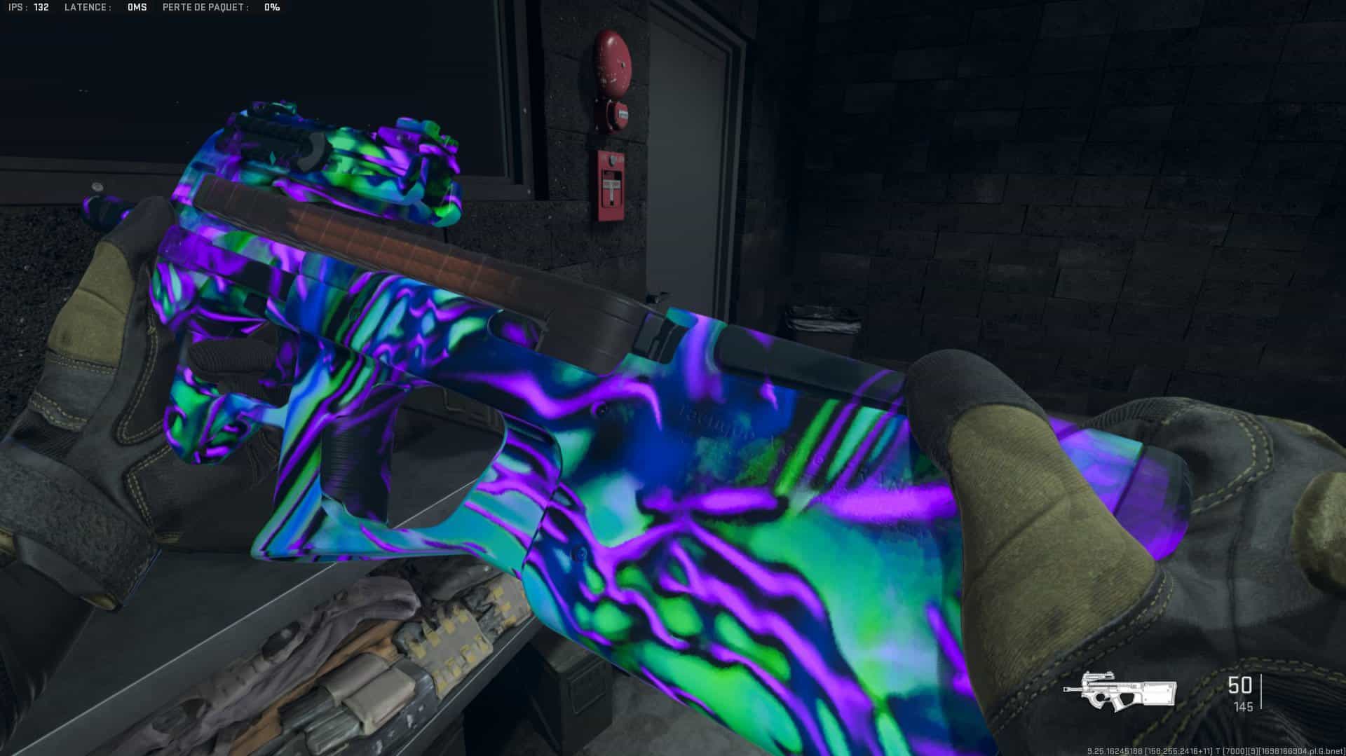 A gun with Ghoulie Camo in MW2.